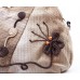 Сумка с плетеной бабочкой 55264, этническая, текстиль