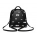 Рюкзак с принтом глазок Goggle-Eyed 55320, pu кожа, черный