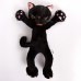 Мягкая игрушка - Сердитый кот, 36 см, черный